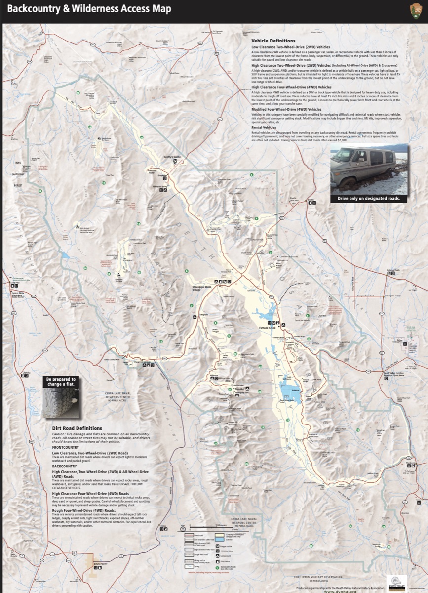 Backcountry Reference Map