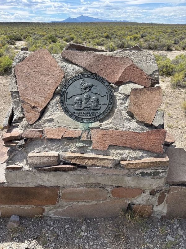 Pony Express Centennial Trail Marker